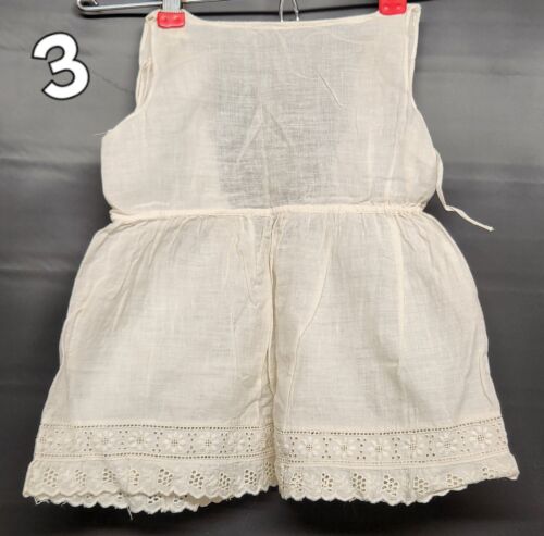 3 Childs Slip Dress Cream Lace Summer Dress Honeysuckle Sz 2 Vintage England UK