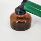 1950s Vintage Bug Insect Pump Sprayer Amber Glass Atomizer