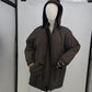 Mackintosh Brown Hooded Winter Coat Long Sleeve Parka Removeable Hood Vintage