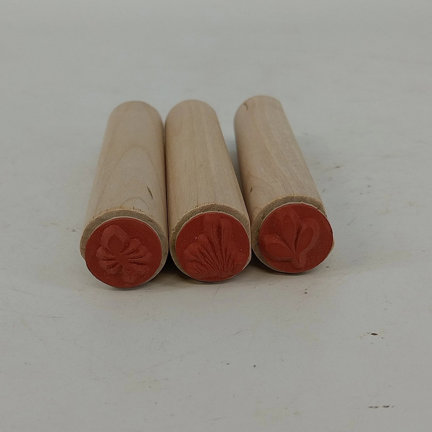 Vintage Judith Peg Wooden Rubber Stamp Set Nature Craft Designs