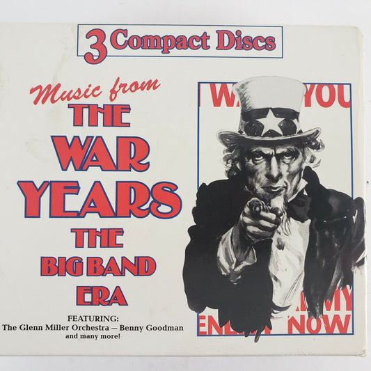 Music From The War Years The Big Band Era 3 CDs Glenn Miller Benny Goodman More