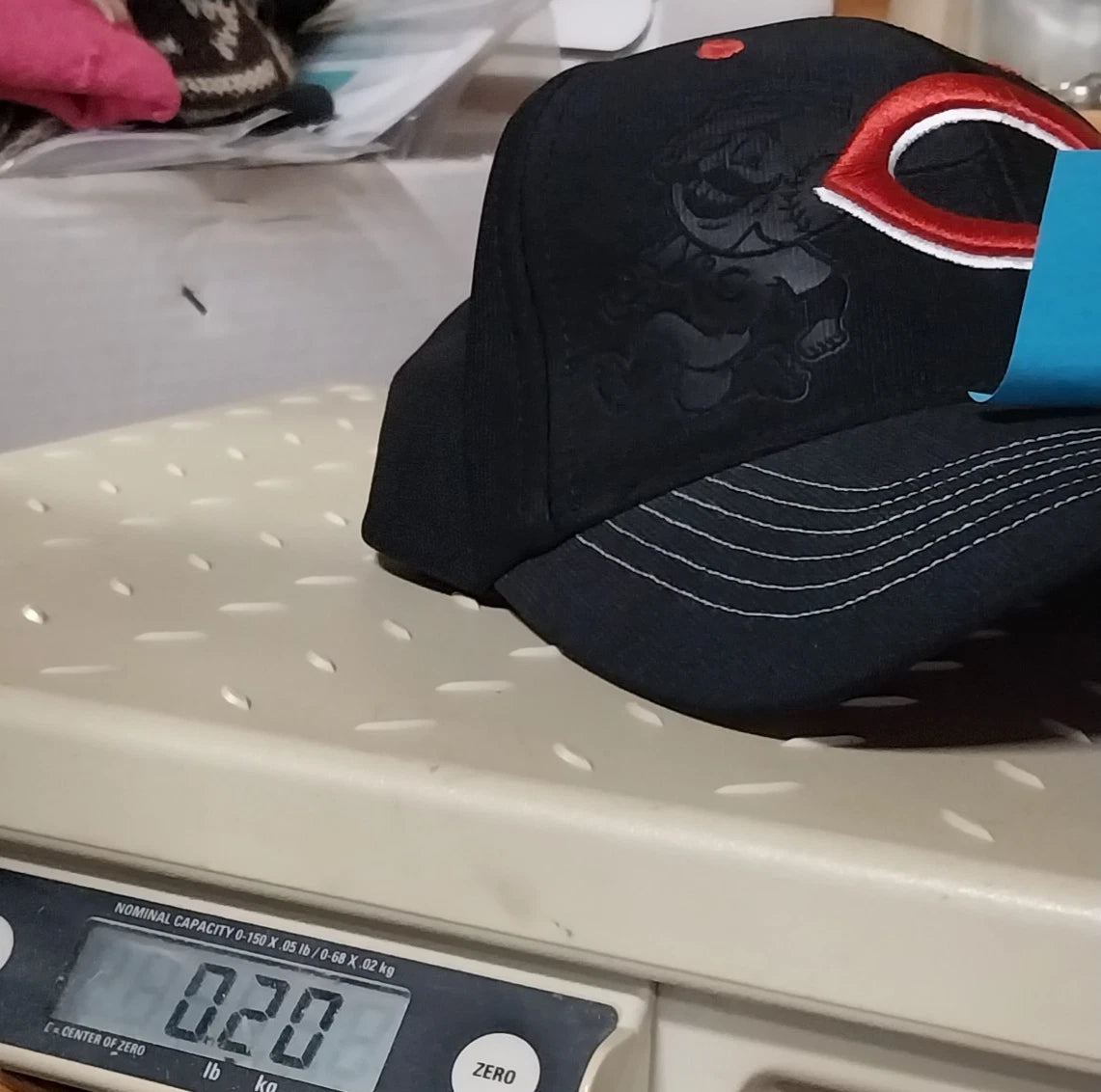 Cincinnati Reds Mr Redlegs Hat Black Adjustable MLB Fan Favorite Cap Adjustable