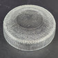 Indiana Glass Tree Bark Ice Textured Bowl 6.75 Inch Vintage
