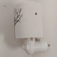 Scentsy Tilia Mini Warmer White Black Tree Silhouette Plug In Nightlight Tested