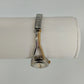 Women's Quartz Watch Two Tone Expansion Band Analog Silver Gold Tone Rope Style