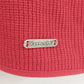 Hammerschmid Womens Red Cotton Knit Quarter Zip Short Sleeve Collared Top Size L