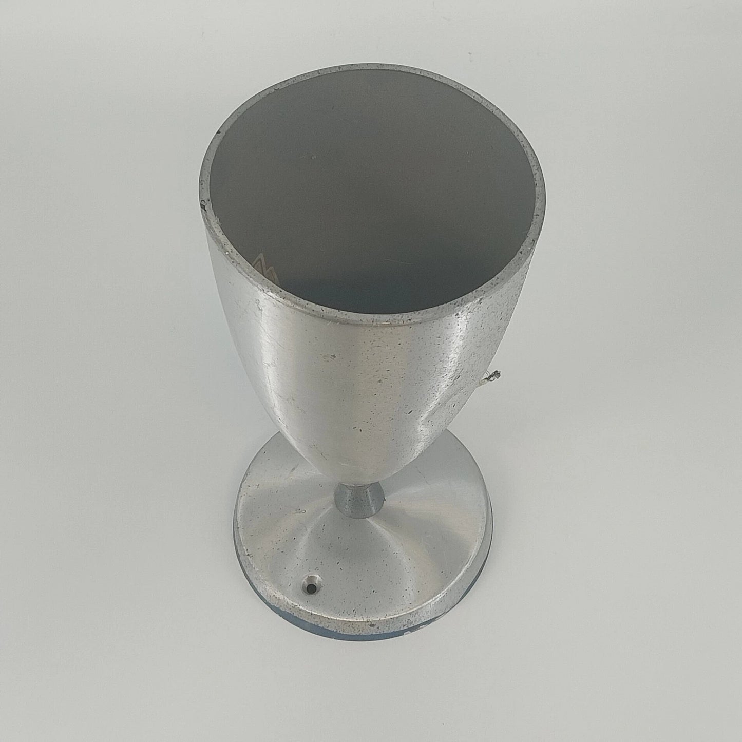 Swivelite Atomic Cone Ceiling Light Fixture Brushed Aluminum Metal Lamp 10" MCM