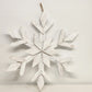 Rustic Wooden Snowflake Wall Decor 22 Inch Farmhouse Christmas