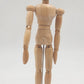 Natural Wooden Articulated Artist Model Gestalta Poseable Jointed Figure 8.25"