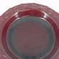 Avon Cape Cod Ruby Red Glass Bowl Pie Plate Roman Rosette Pattern Collectible