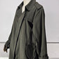 Coldwater Creek Classic Lightweight Jacket Olive Green W18 Open Front No Belt