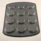 Wilton Muffin Top Baking Pan Perfect Results 12 Spot Premium Non-Stick Bakeware