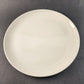 Set of 4 Dinner Plates Solid White 10.25" Diameter No Pattern Generic Shiny