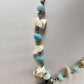 Lot of 3 Necklaces Mixed Beads & Chain Pendant Multistrand Shells & Rhinestone