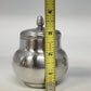 Oneida 18/8 Stainless Steel Creamer & Lidded Sugar Bowl Set Silver Japan MCM Vtg