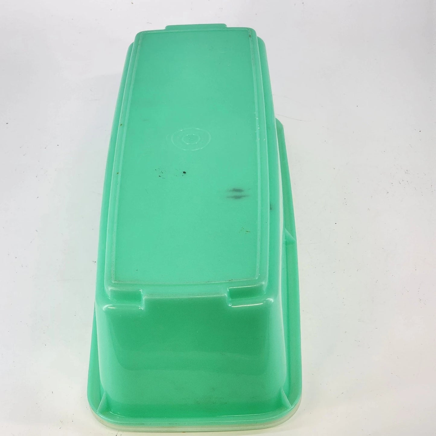 Tupperware 782-7 Celery Keeper Jadeite Green Container Clear Lid No Insert USA