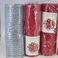 4 Rolls Deco Mesh Ribbon 10" x 30 ft Each Metallic Sparkle Wreath Supplies China