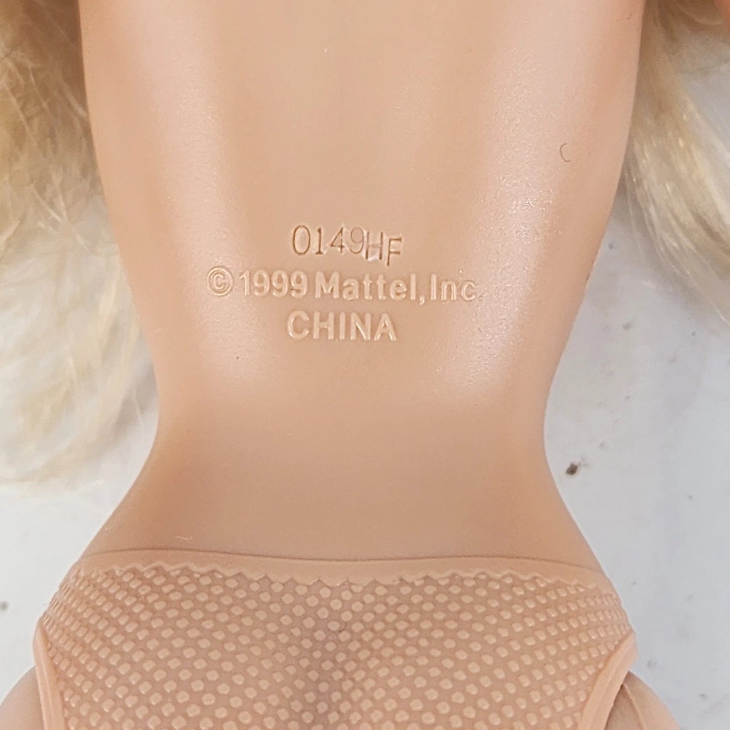 Barbie Doll Articulated Elbows Knees Blonde Nude Mattel 1999 Vtg Fashion China