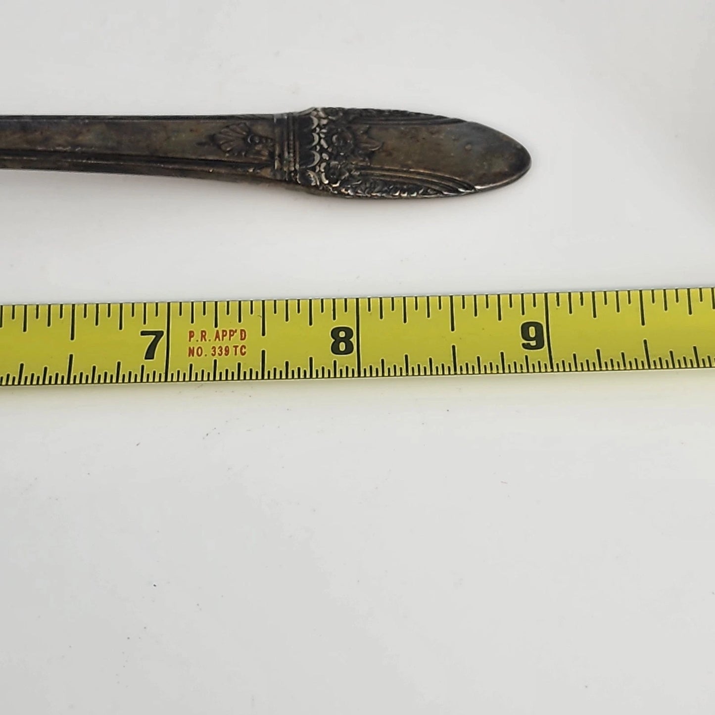 1847 Roger Bros First Love International Silverplate Cold Meat Serving Fork 1937