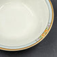 Nebraska Blue Round Vegetable Bowl 8" England Blue Rim Flower Accent J&G Meakin