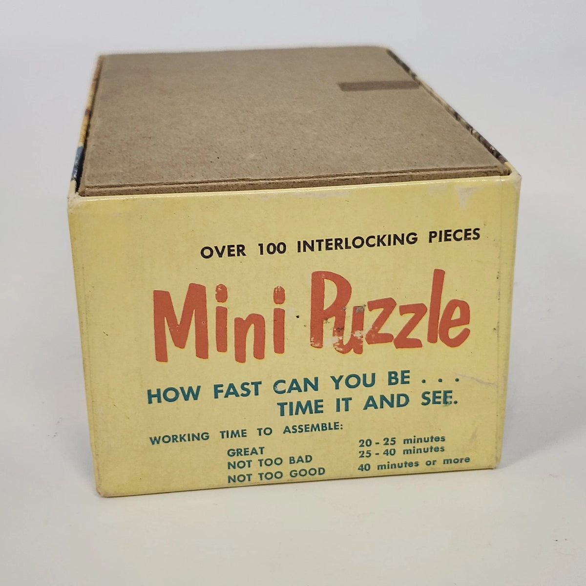 Warren Built-Rite Mini Puzzle No 555 Canjilon Lake 100+ Pieces Boxed Vintage USA