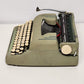 1955 Smith Corona Silent Super 5T Series Portable Vintage Typewriter Green Works