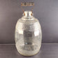 Jordan Wine Co LTD 1935 Rare Huge Clear Glass Bottle Jug Wood Handle No Stopper