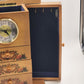 Linden Musical Jewelry Box Clock Giuseppe Studio 100 Vintage 11" x 6" x 13"h NOS