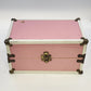 Pink Cass Toy Doll Trunk Wardrobe Case Clothes Accessories Storage 12" Vintage