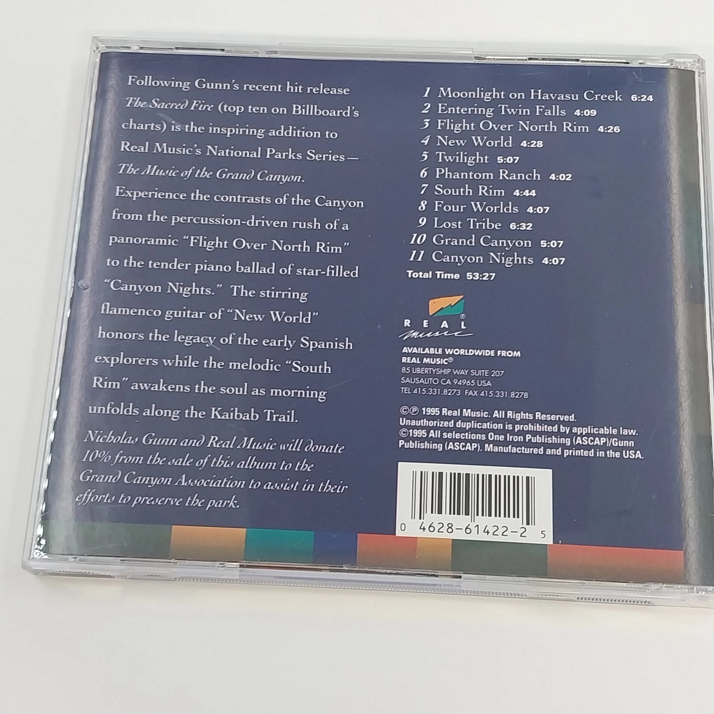 Nature Sounds Music 4 CD Lot Grand Canyon Brazilian Expedition Streams Vintage