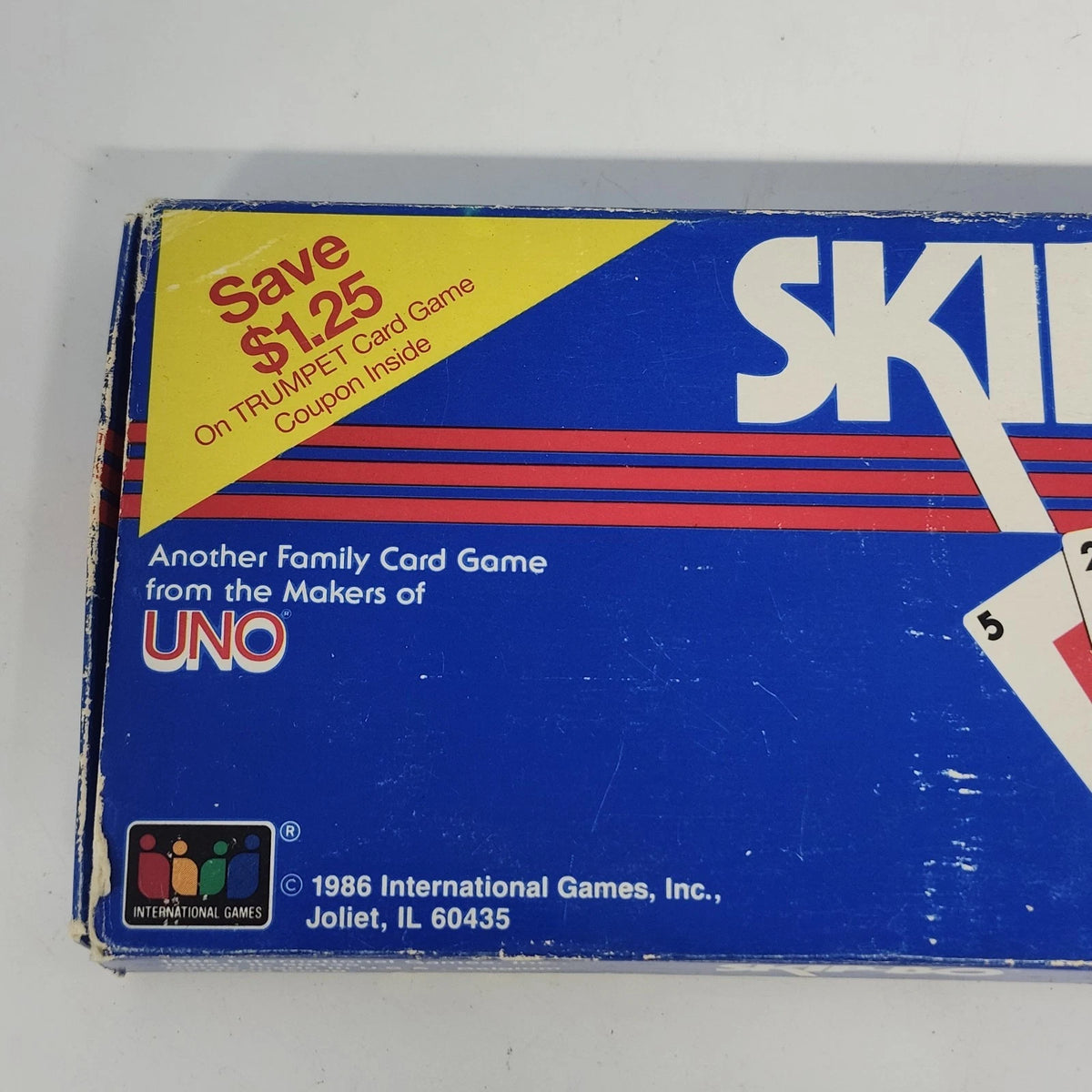 International Games Skip-Bo Card Game 1986 No 1050 Original Blue Box 1986