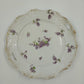 Limoges Bassett Austria Serving Platter Violet Floral Flower with Gold Tone Edge