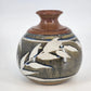 Art Pottery Bud Vase 4.5" Signed Brush Creek Handcrafted Glazed Bottle Figurine