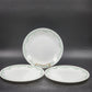 3 Corelle Emily Dinner Plates 10.25" Green Swirl Pattern Corning Ware USA