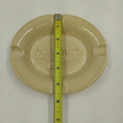 Rookwood Pottery Oval Ashtray 50 Years of Service to Education 6.5" Crazed 1953