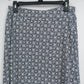Talbots Pull-On Maxi Skirt Blue White Medallion Print Women's Medium Petite MP
