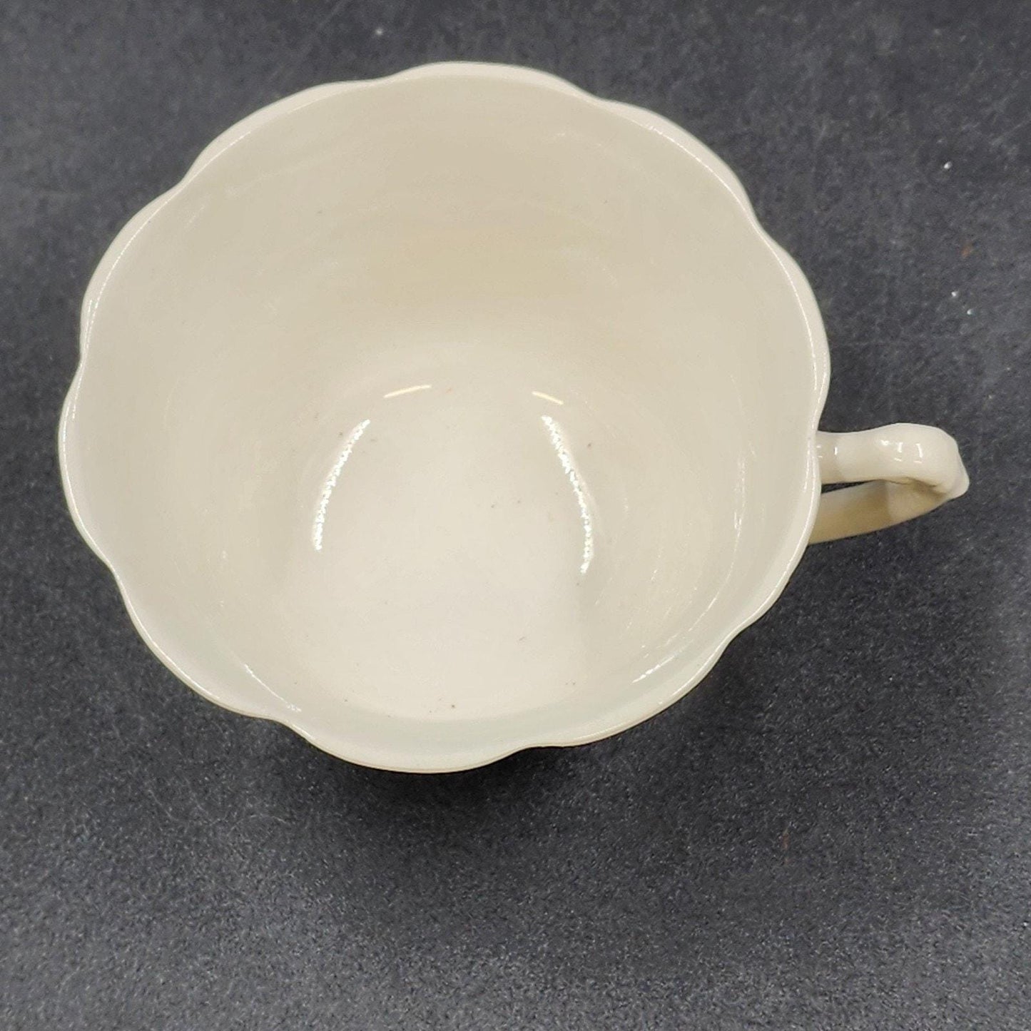 Royal Doulton June Garden Cup & Saucer Fine China Floral Crazing England Vtg