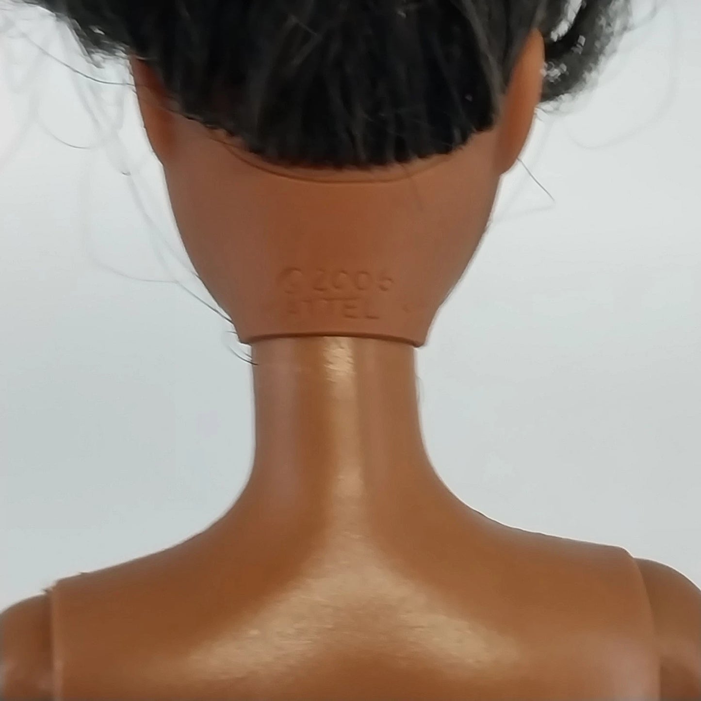 Mattel Barbie Black Doll Pink Sunglasses Lips Black Hair 2006 Fashion Doll Nude