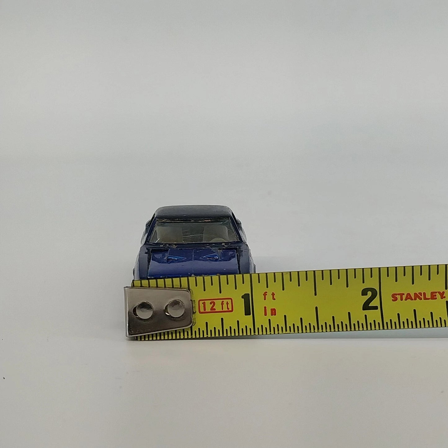 Mattel Hot Wheels Redline Custom Camaro Spectraflame Blue White Interior USA Vtg