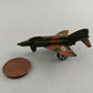 Tootsie Green Camo Toy Metal F-4 Phantom Fighter Jet Aircraft 2½"