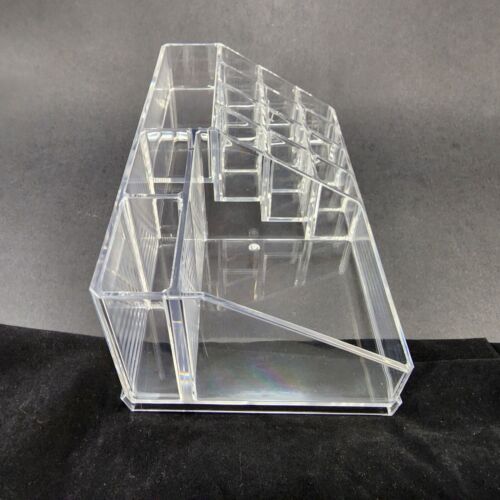 Sodynee 2 Piece Makeup Cosmetic Clear Organizer Storage Drawers 9½" x 5¾" x 7¼"