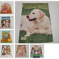 Set of 7 Animal Christmas Holiday with Snowman Mini Garden Flags Banner 12"x18"