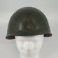 Korean War M1 Combat Helmet Fiberglass Liner Capac 51-53 Vtg Crack Ear Military