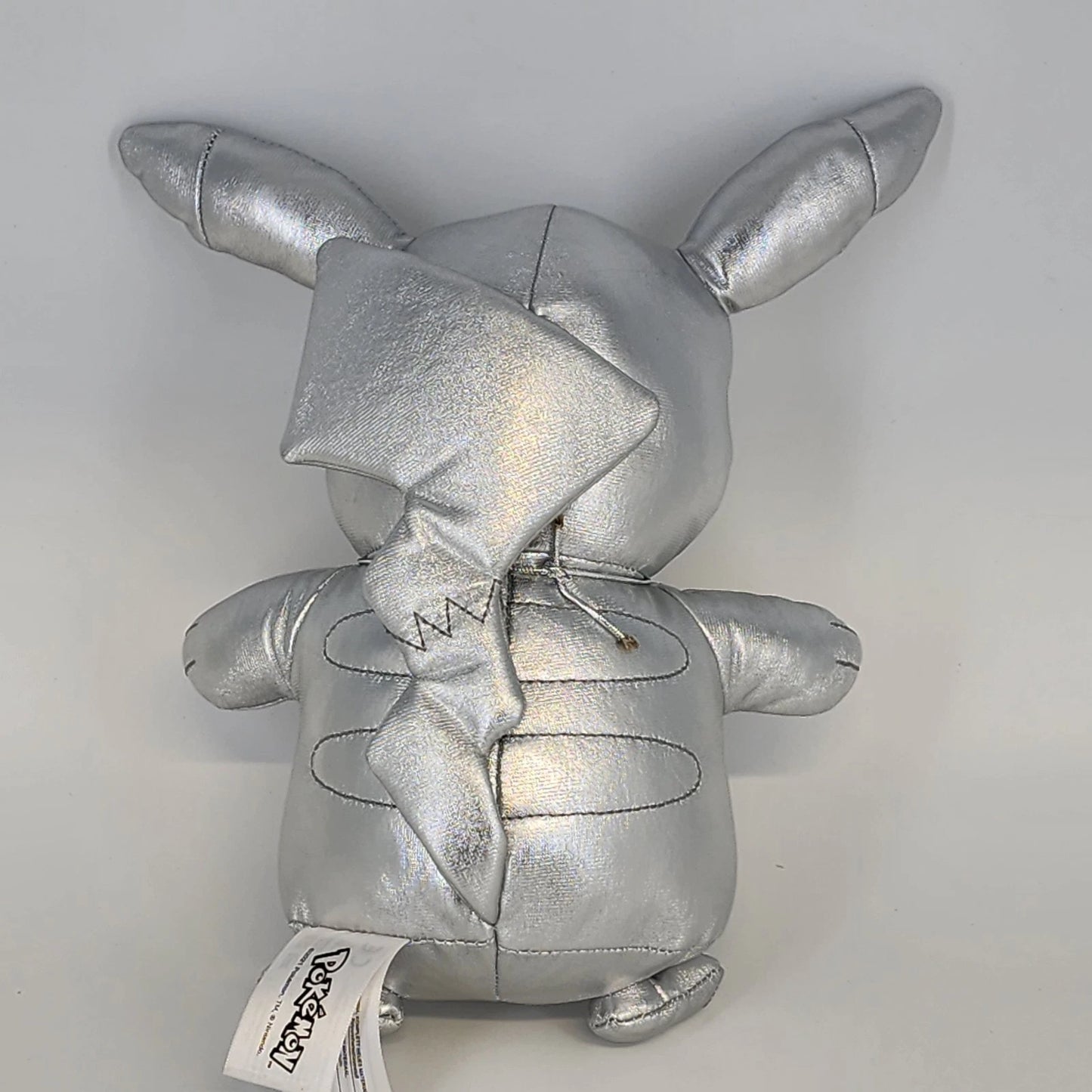 Silver Pikachu Plush 8" Pokémon Celebration 25th Anniversary GameStop Excl NWT