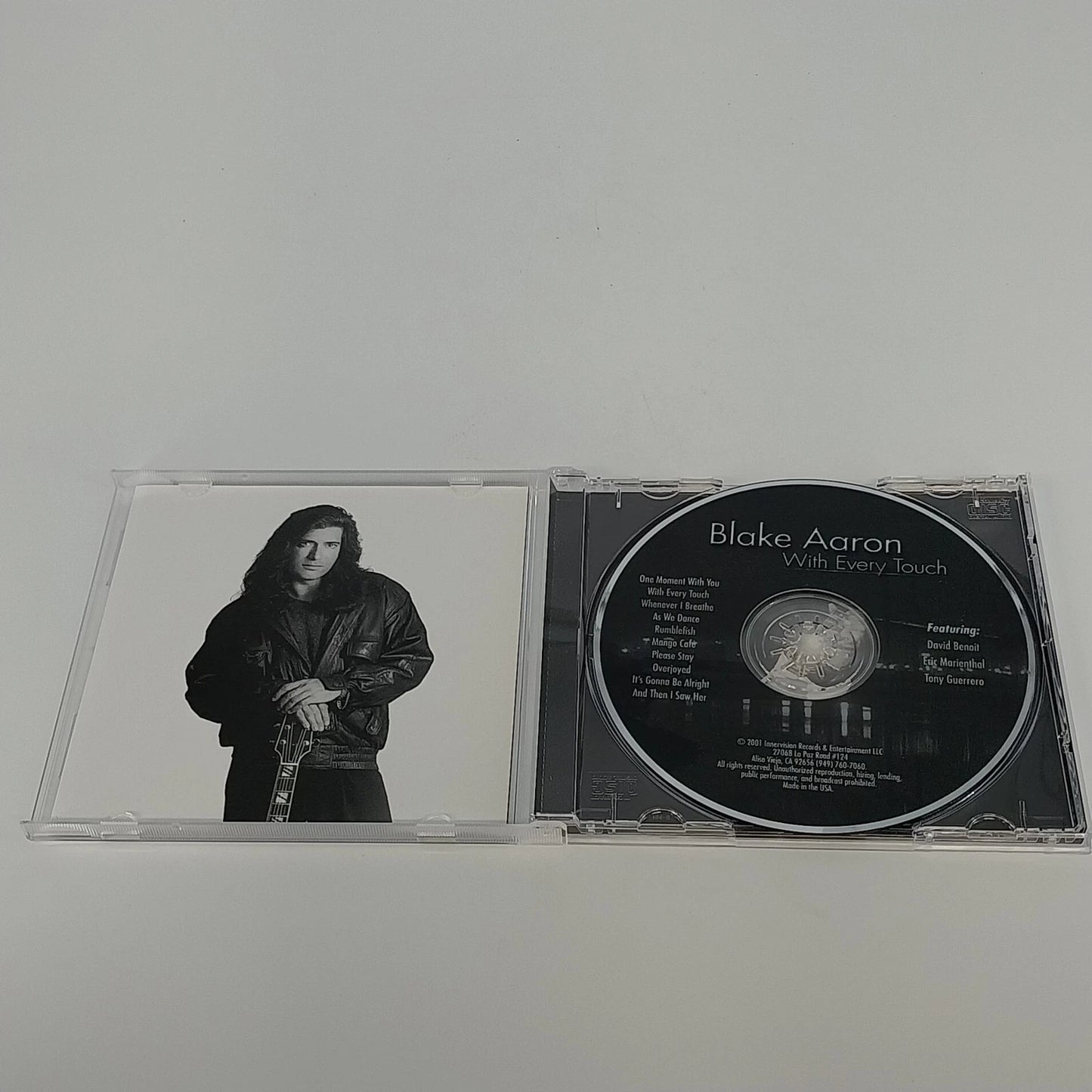 Blake Aaron With Every Touch CD 2001 Smooth Contemporary Jazz USA