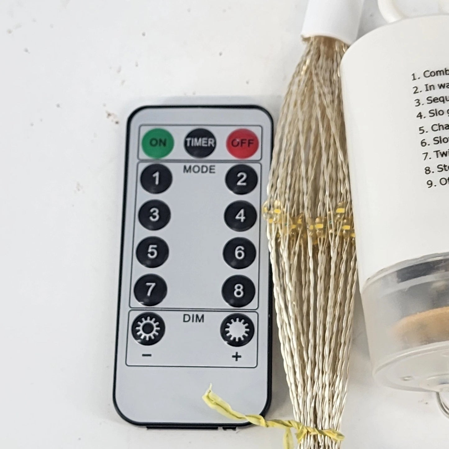 4 Pack LED Fairy String Lights Warm White Copper Wire Remote Decor