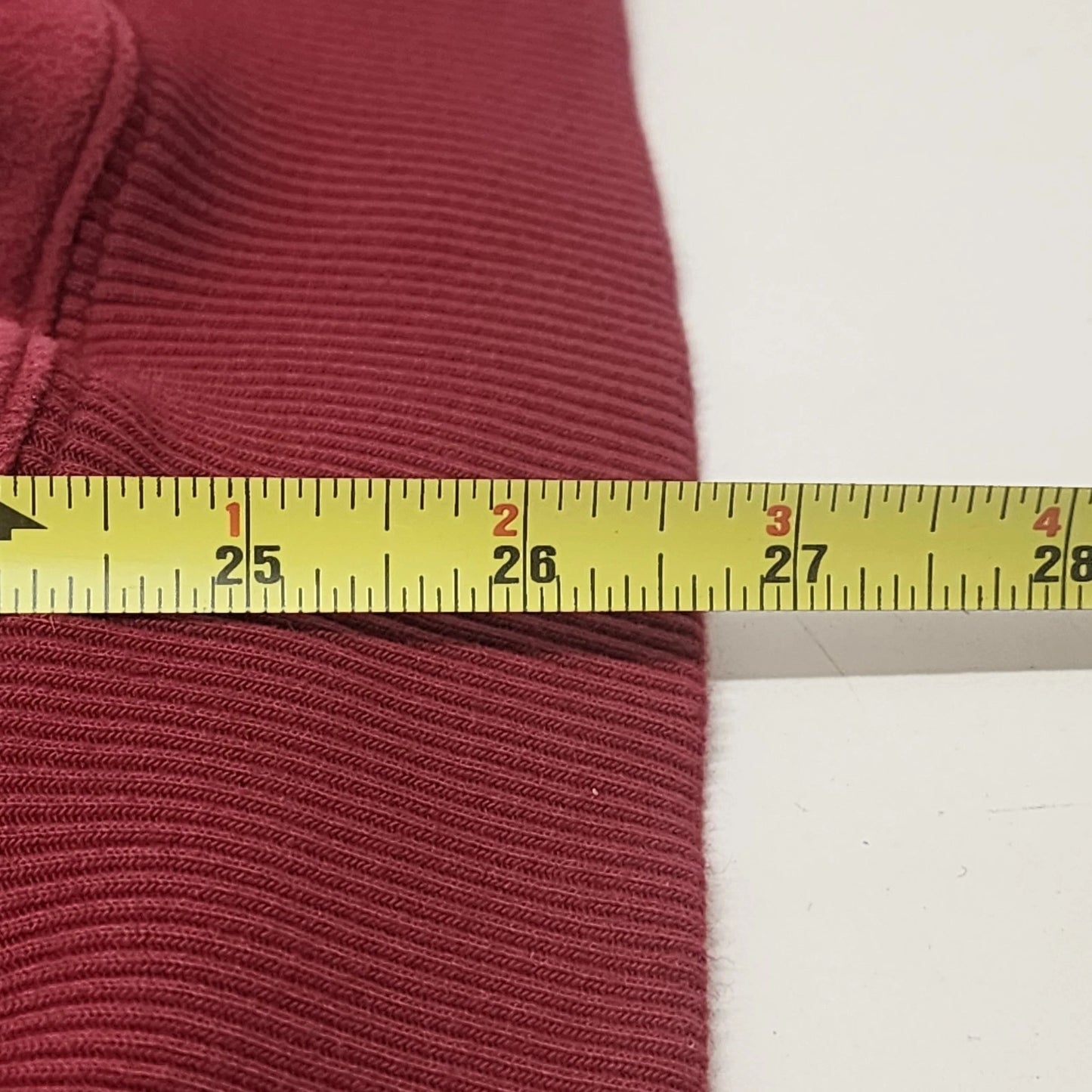 Ohio State Buckeyes Heavyweight Zip Hoodie Size Medium Red OSU Embroidered Logo