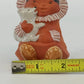 Vintage Alaska Cabin Crafts Clay Figurine Eskimo Boy Seal
