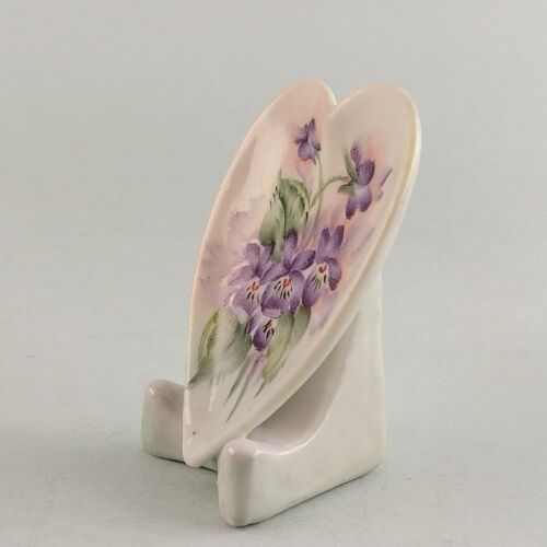 Ceramic Figurines Floral Player Cards Suites Decorative Standing Pieces Set of 4