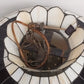Tiffany Style Stained Glass Fruit Hanging Lamp 20 Inch Leaded Shade